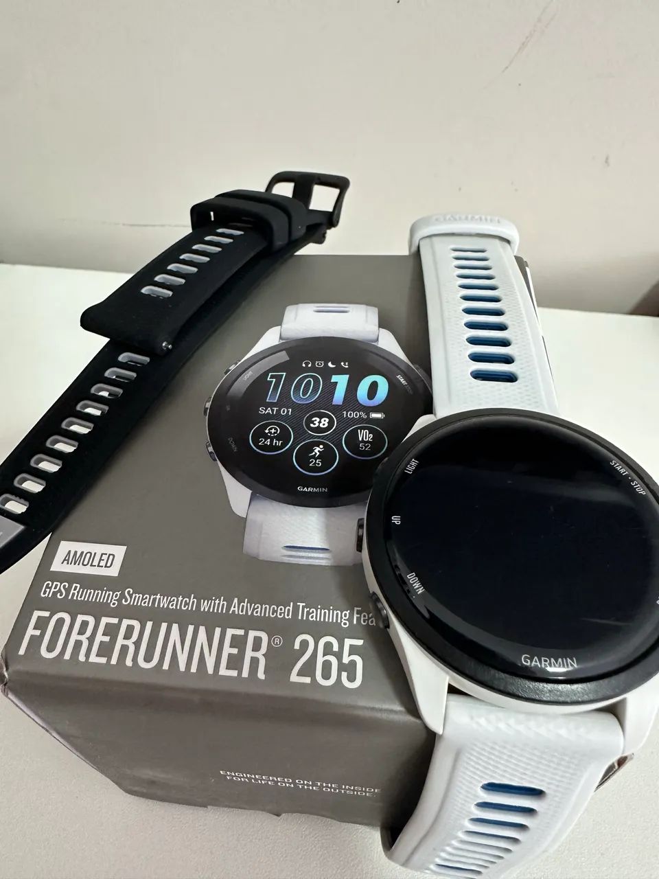 Garmin Forerunner 265  - Branco  - Foto 2