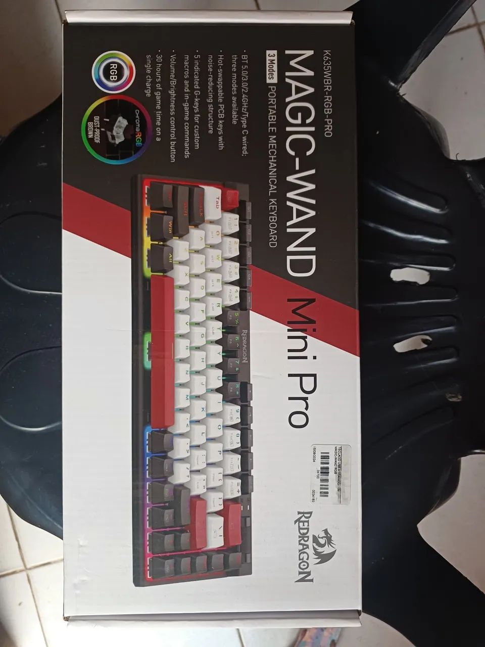 Teclado redragon magic-wand mini pro