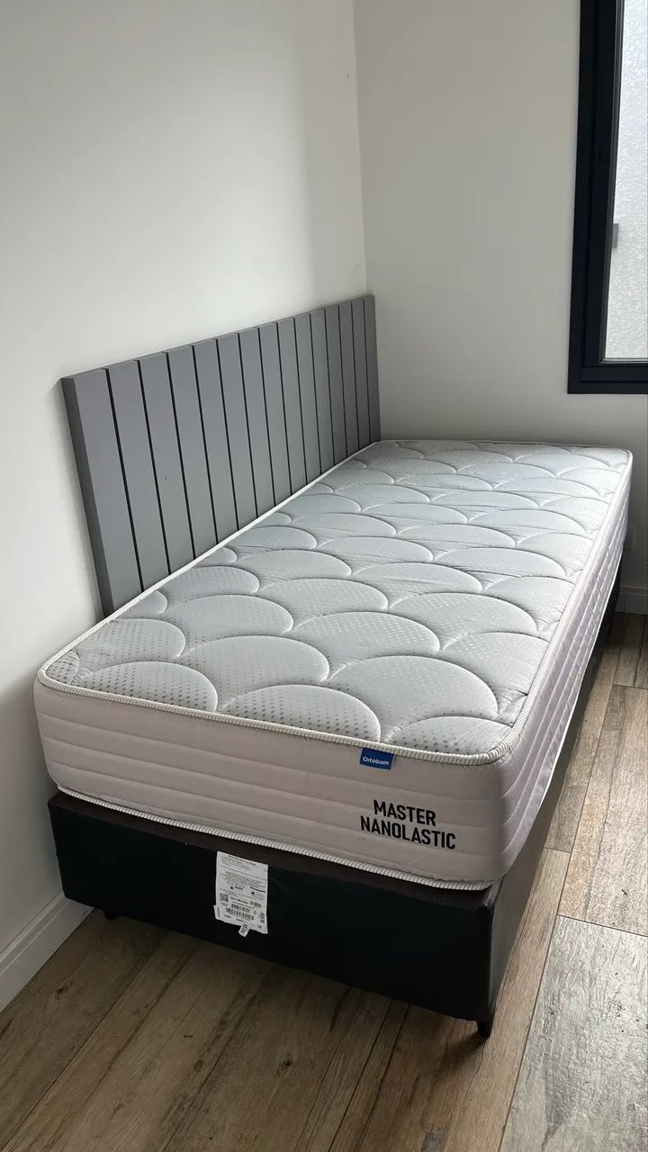 Cama box solteiro ortobom