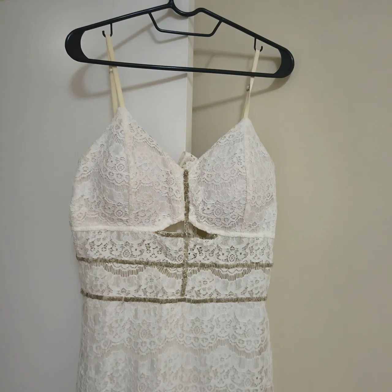 Vestido branco de renda - Foto 3
