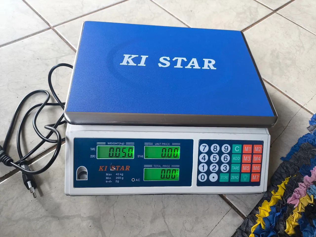 balança comercial digital KI STAR de 40 kg 