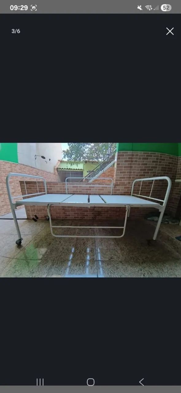 Cama hospitalar com colchão com proteção impermeável  - Foto 2