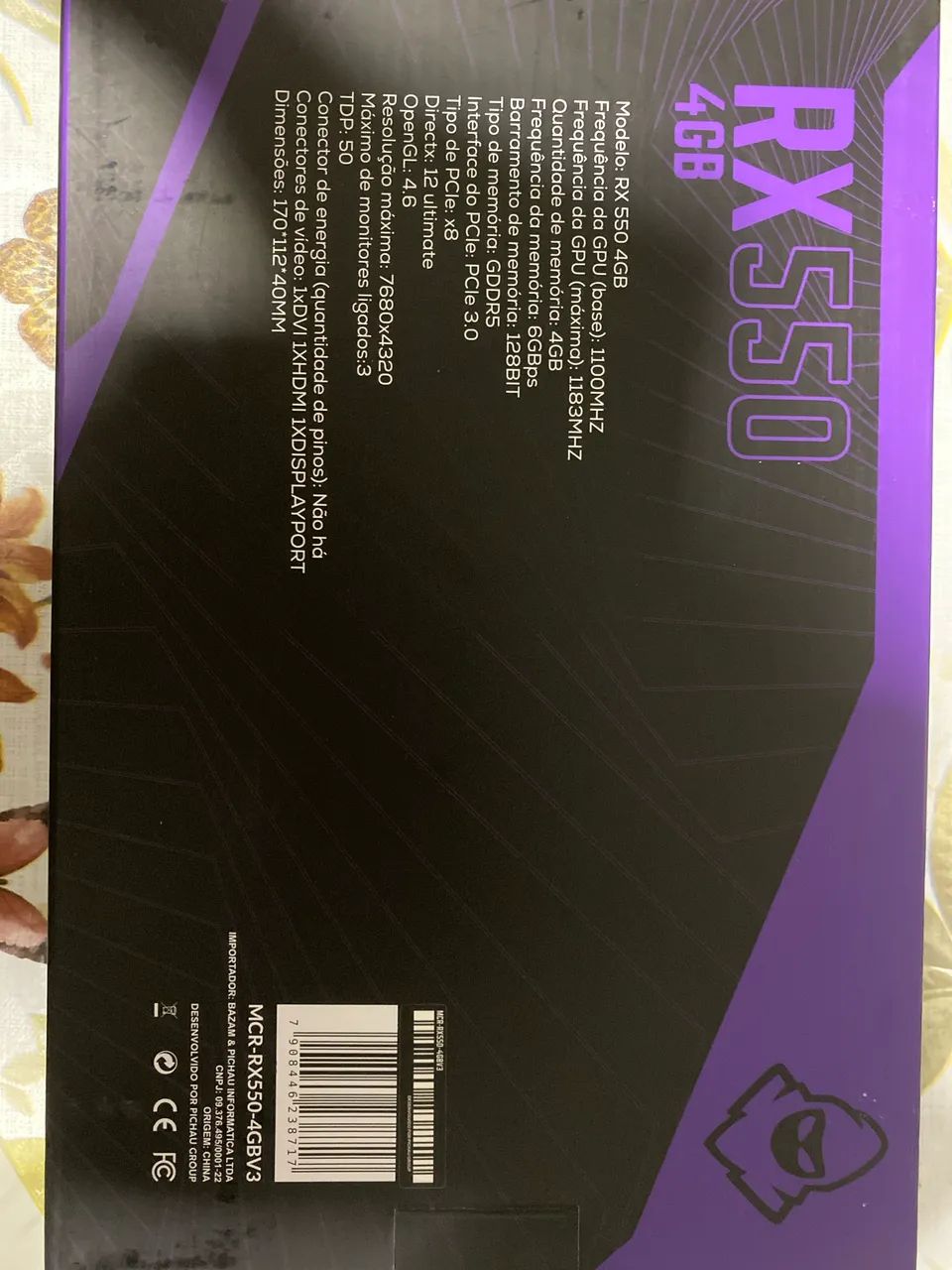 Mancer RX550 4GB (9 meses de uso em perfeito estado) - Foto 3