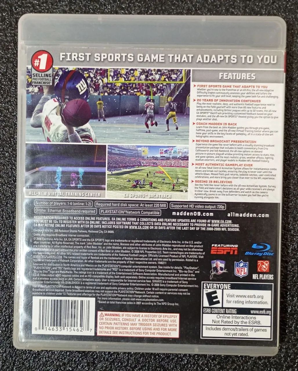 Madden NFL 09 ps3 usado  - Foto 4