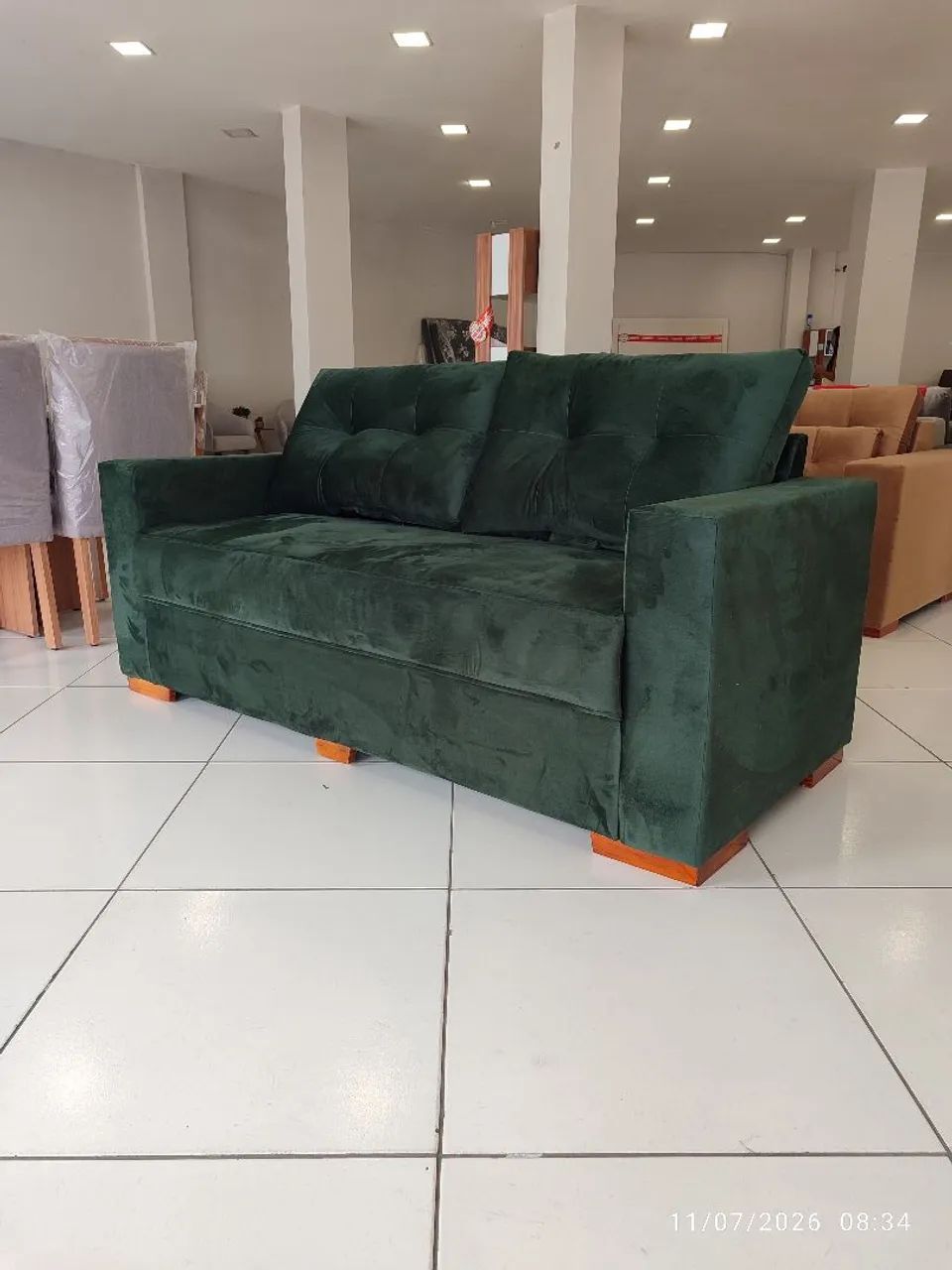 Sofá Veneza ideal pra apartamento 3  lugares - Foto 4