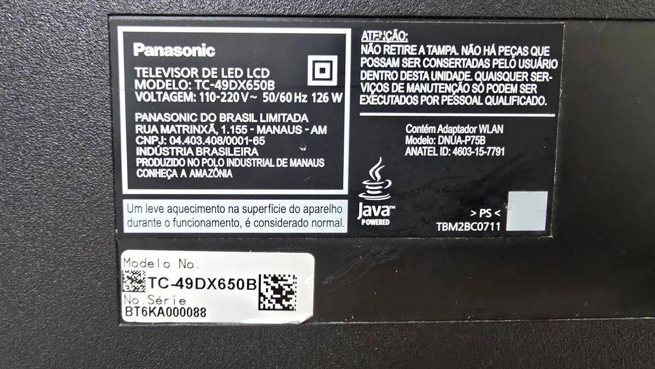 TV(Com defeito) 50 polegadas Panasonic - Foto 3