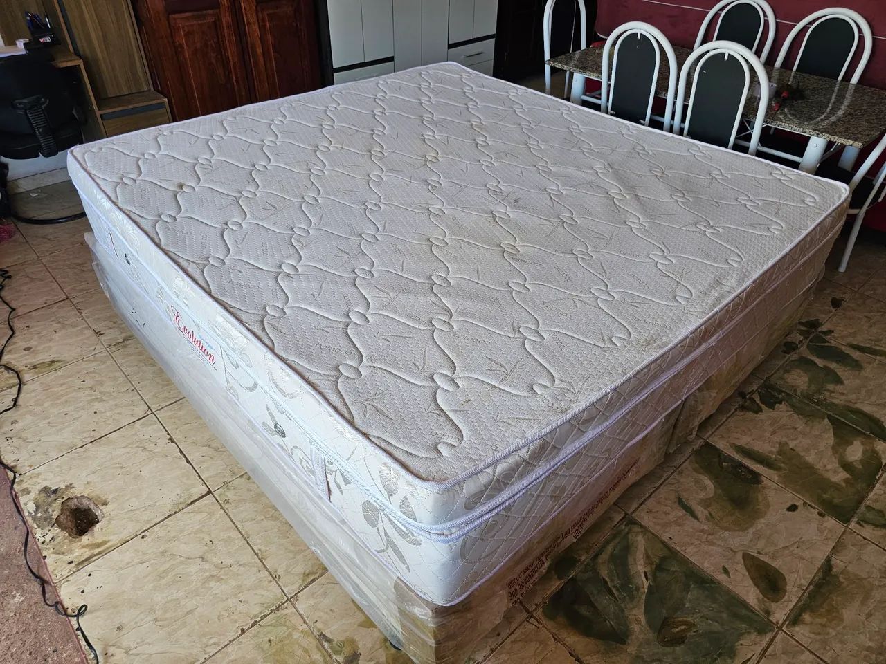 Cama box super king Molas ensacada usada - Foto 3