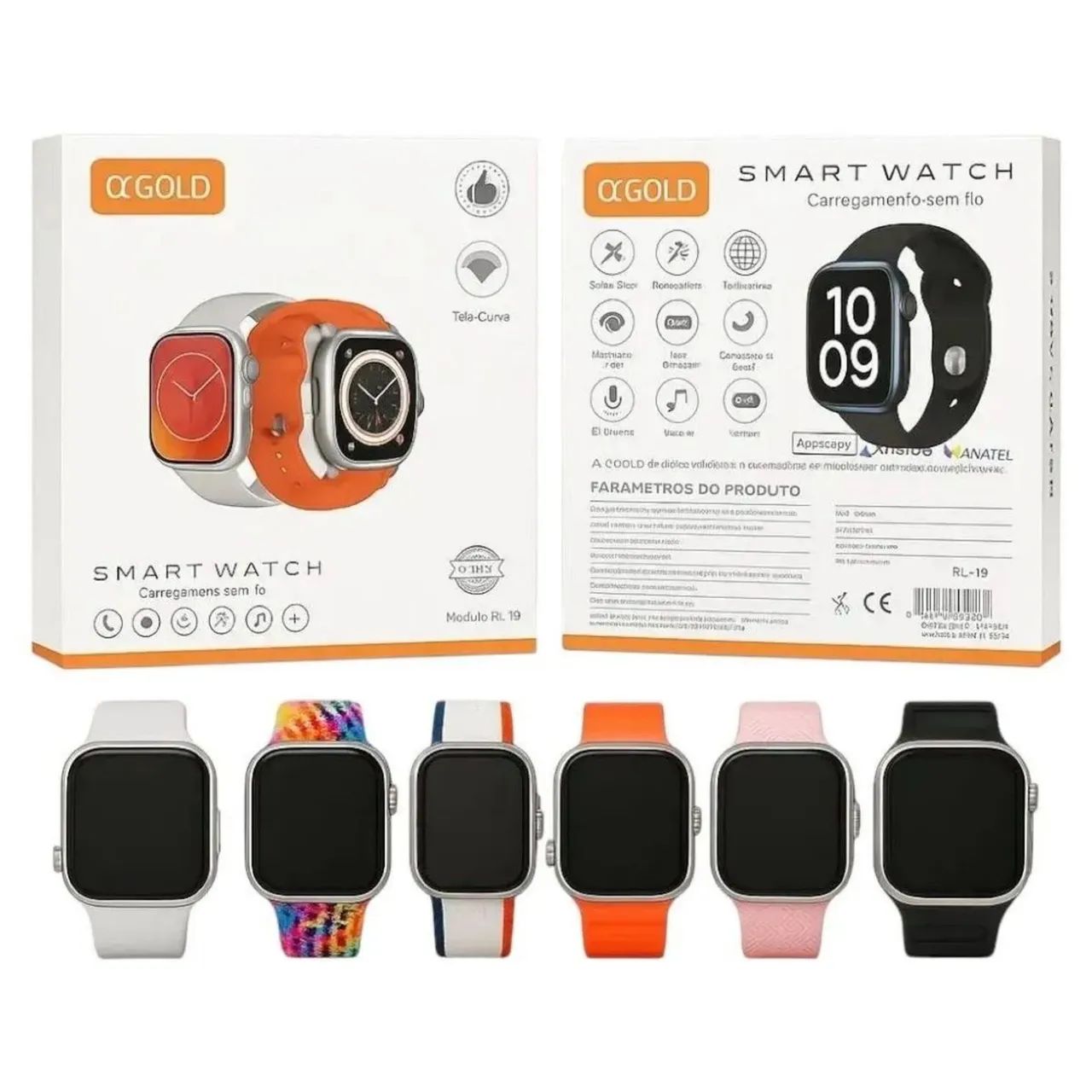 Kit de 2 Relógios digital smartwatch NOVOS/LACRADOS - Foto 3