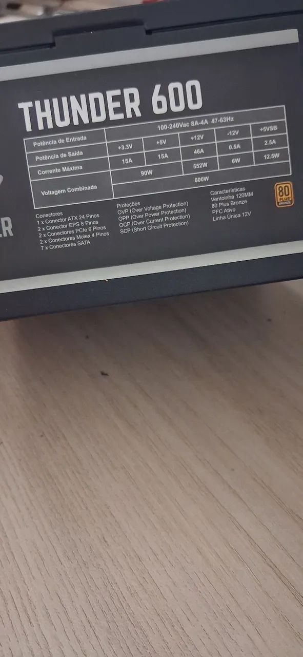 Fonte Mancer 600w [ Não está ligando ] - Foto 2