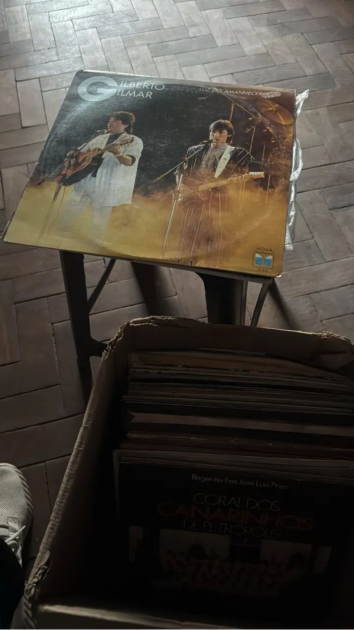 Disco vinil antigo