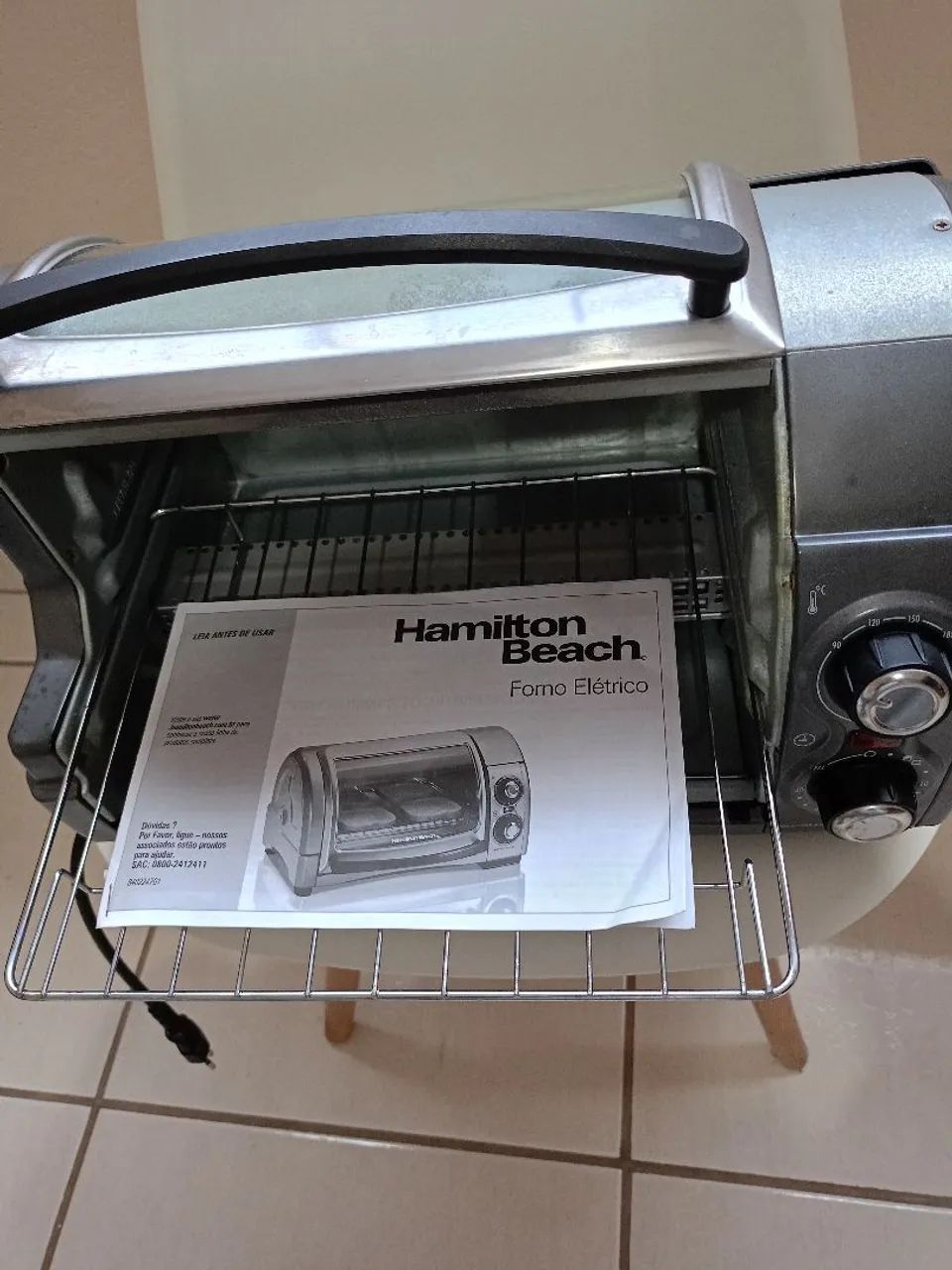 Forno Elétrico Hamilton Beach em Ótimo Estado - Foto 4