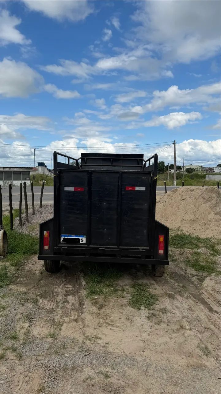 Reboque carroça para 2 cavalos 2 eixos trucado - Foto 3