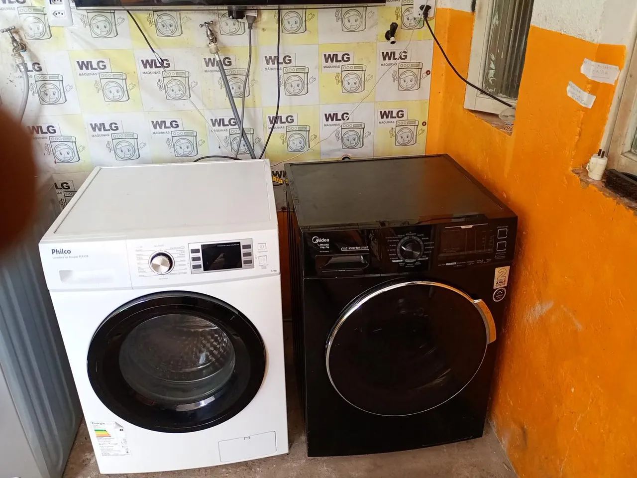 Máquina de lavar e secar 