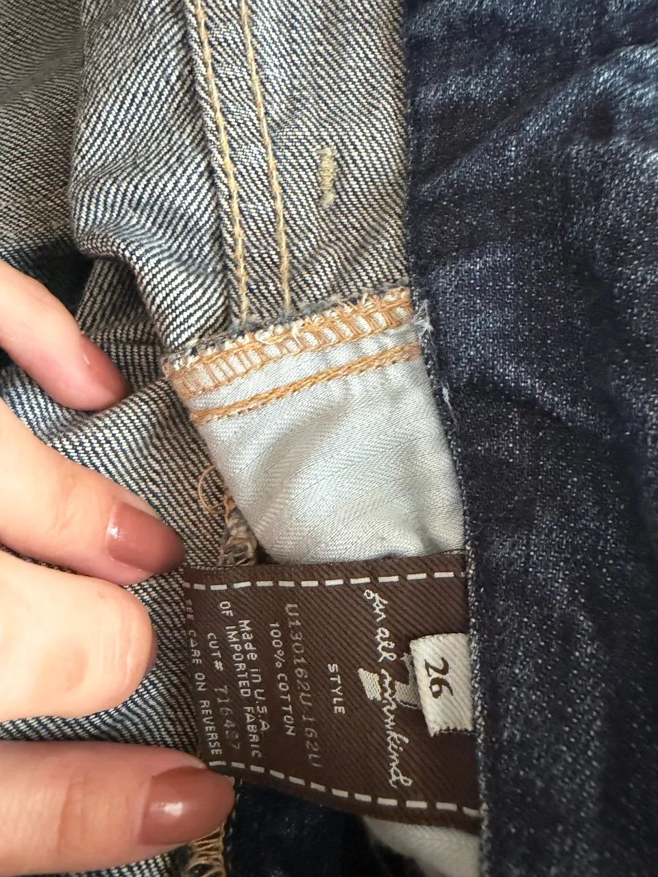 Calça jeans seven for all Manking  - Foto 3
