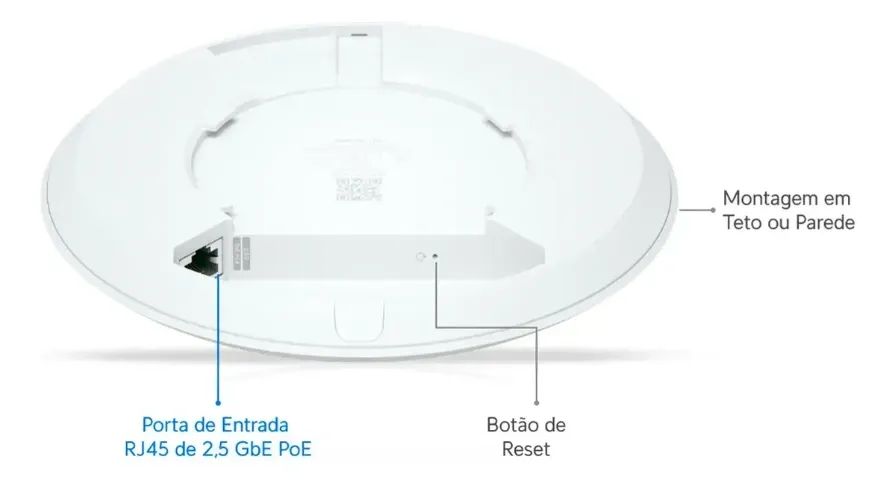 Lacrado - Access Point Wifi 7 Ubiquiti UniFi U7 Lite + Fonte Poe  - Foto 4