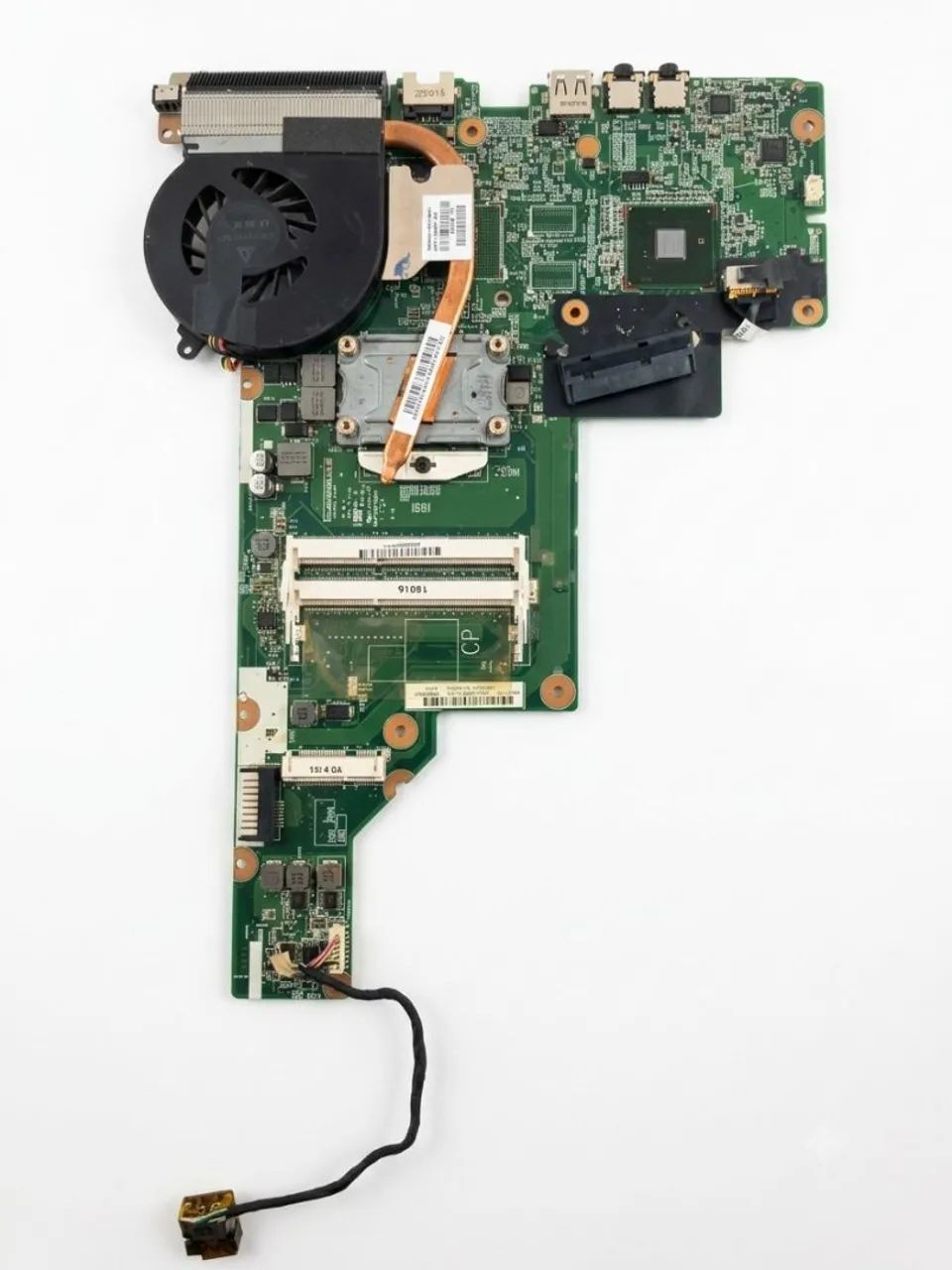 Placa Mãe Compaq CQ43 / HP 630 Com Defeito (Sucata) + Processador + Cooler + Jack