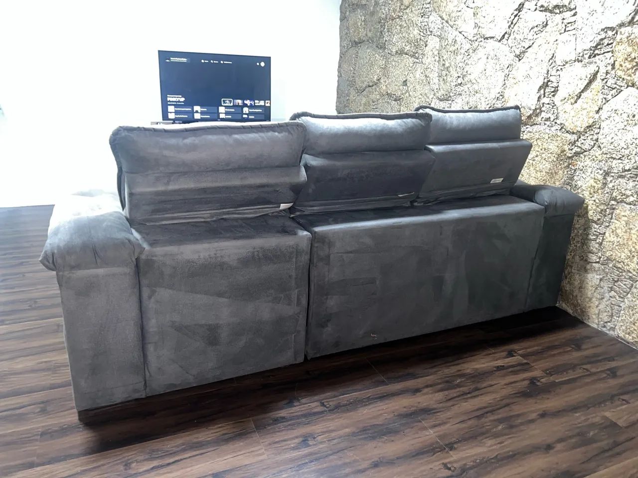 Sofá retrátil 3 lugares  - Foto 5