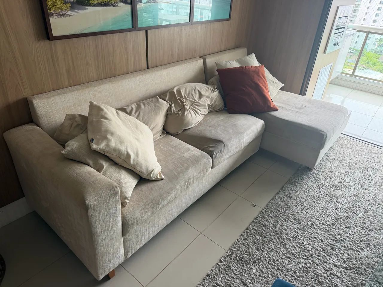 Sofá Jacauna usado  - Foto 2