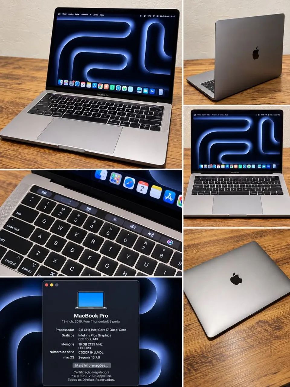 MacBook pro 13 2019 i7 16 gigas de ram - Notebooks - Tauá, Rio de