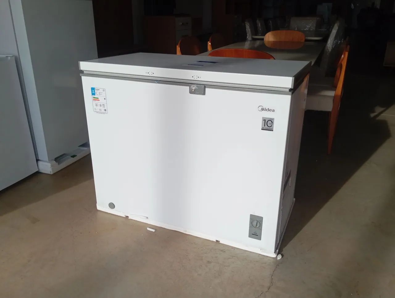 FRIZZER MIDEA HORIZONTAL 293 LITROS - Geladeiras e Freezers