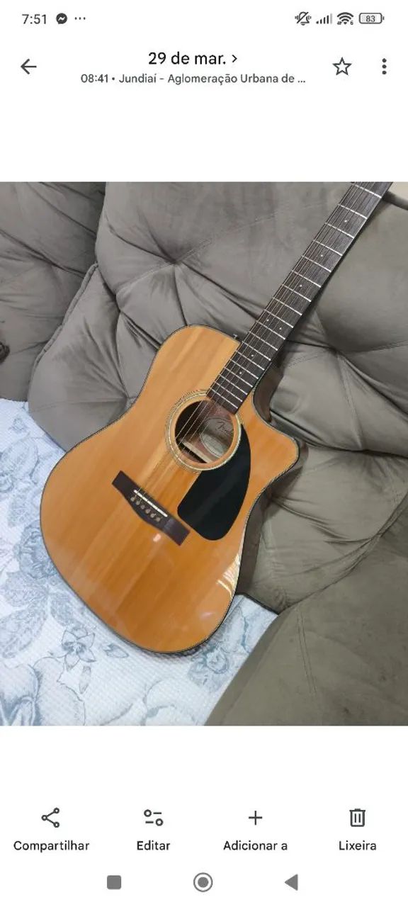 Violão Fender CD60  - Foto 3