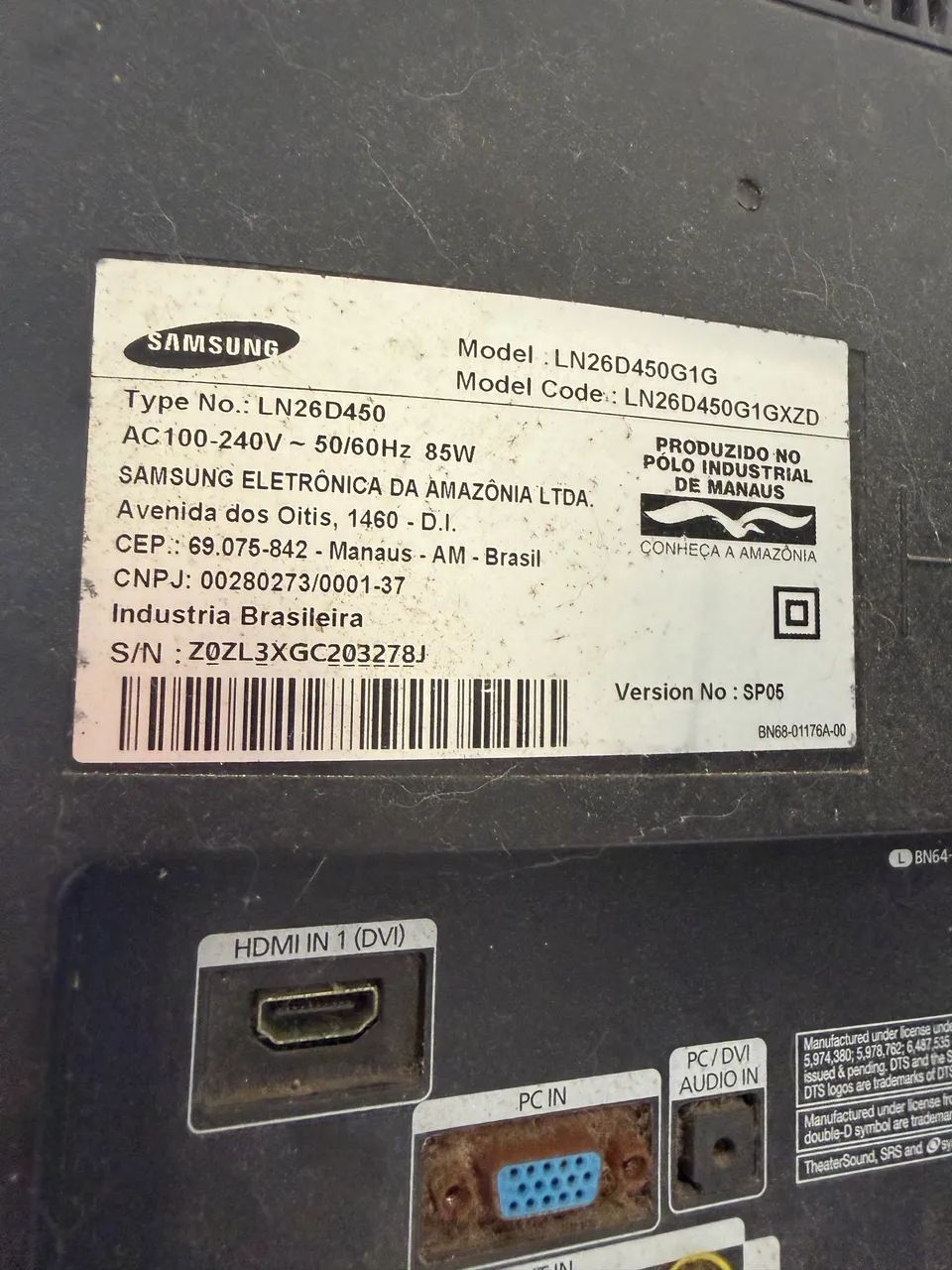 TV samsung (não liga) - Foto 3