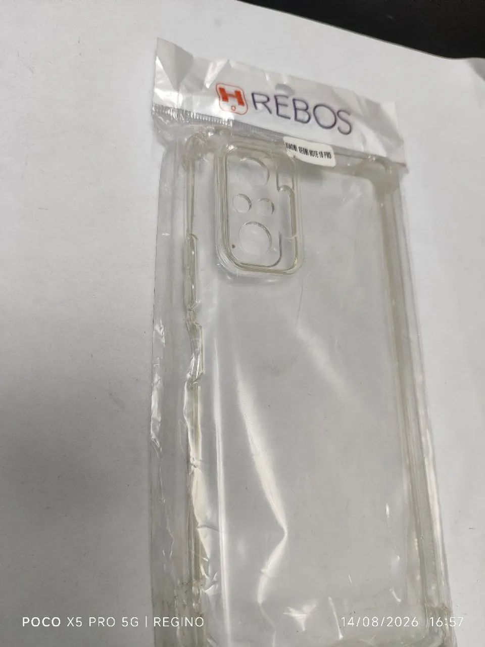 Capinha transparente para celular xiaomi redimi note 10 pro - Foto 2