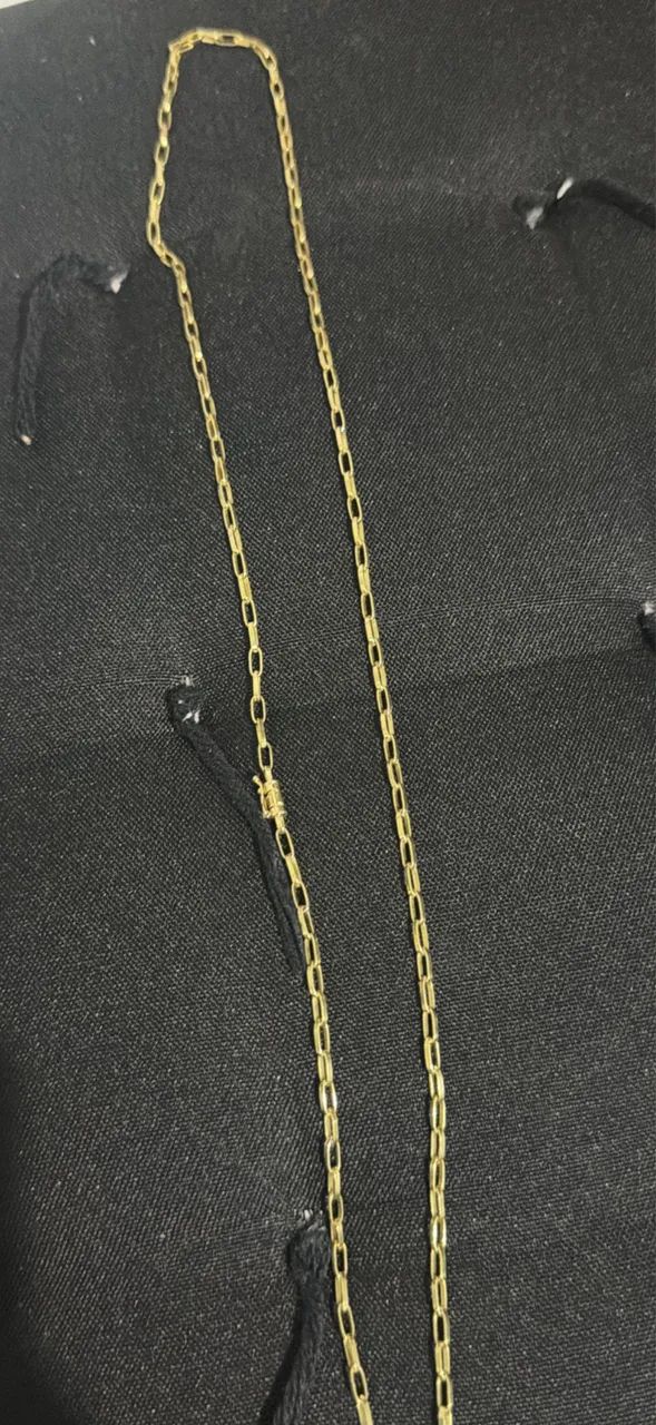 Cordão ouro 18 maciço 8.6g - Foto 2