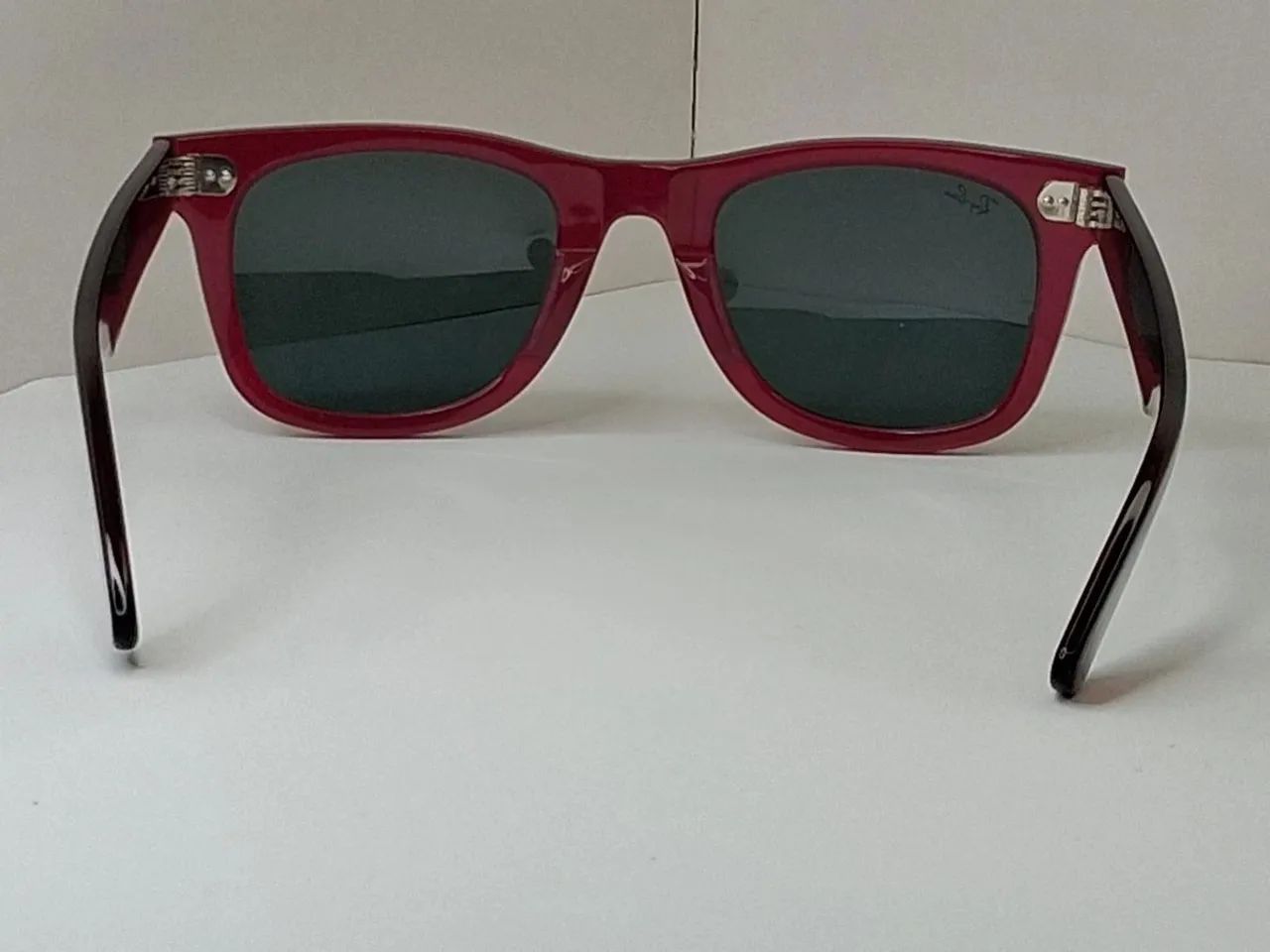 Ray ban wayfarer red transparent oculos de sol rb2140 - Foto 4