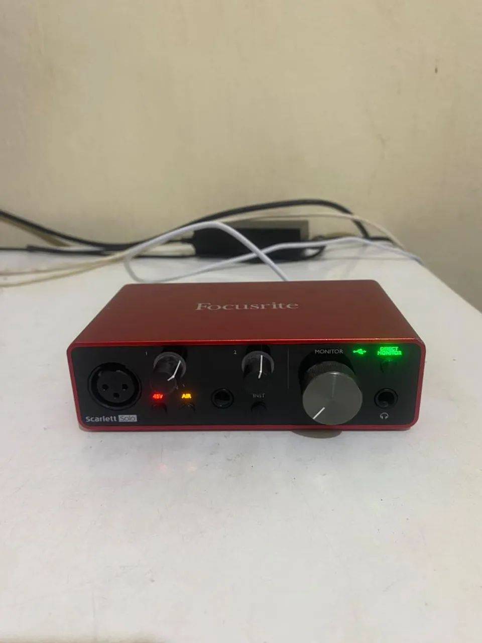 interface de áudio focusrite scarlett solo 3ª geração - Foto 5