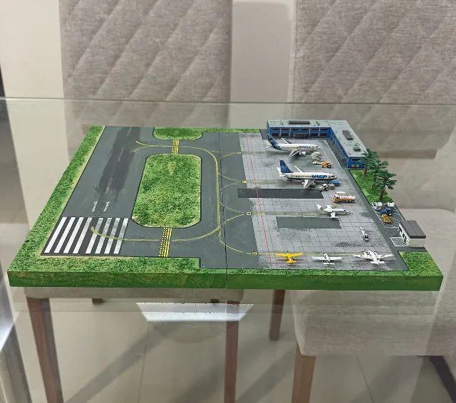 Maquete Diorama de Aeroporto Regional - Escala 1:400 - Foto 4