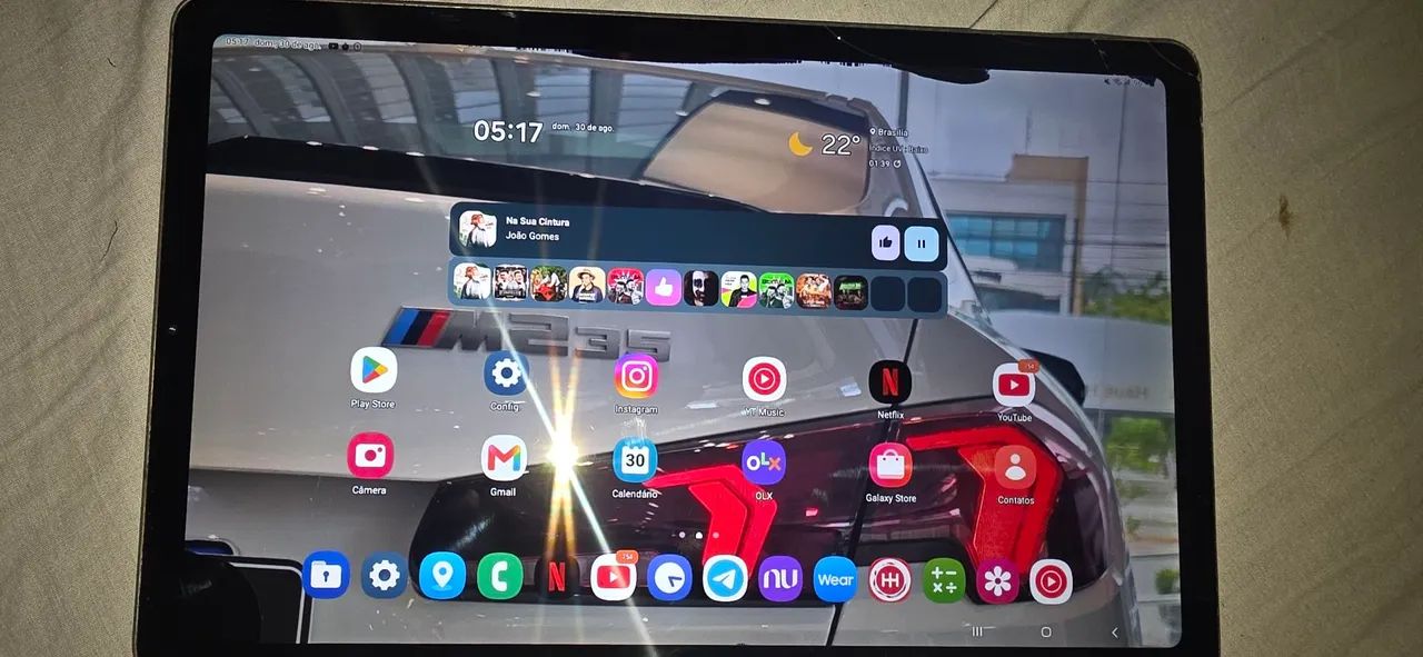 Tablet s6 lite versão de 2020 64gb. Tela trincada!! - Foto 5