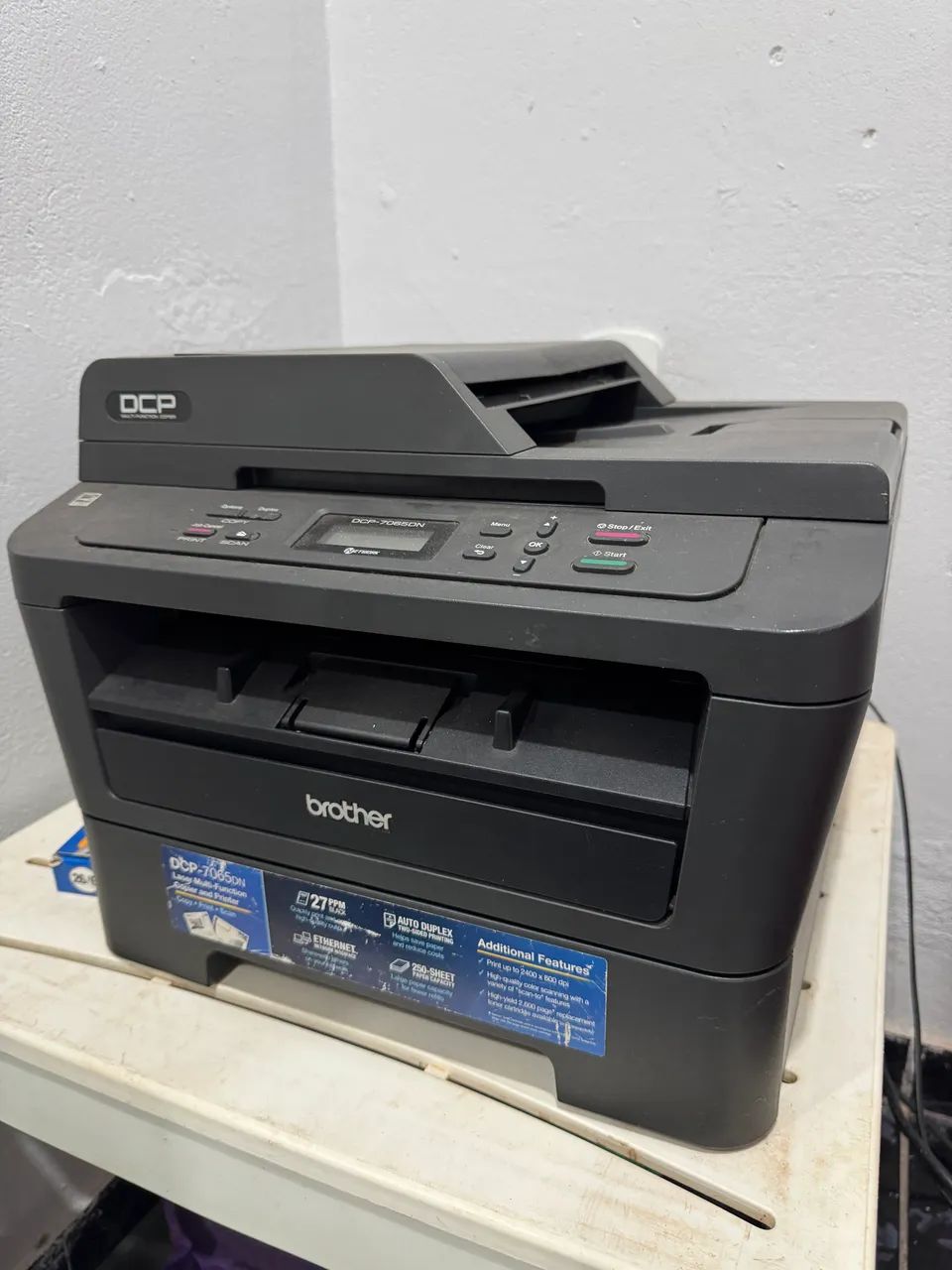 Impressora Laser Brother Dcp-7065dn ( Rede, Duplex) - Foto 3