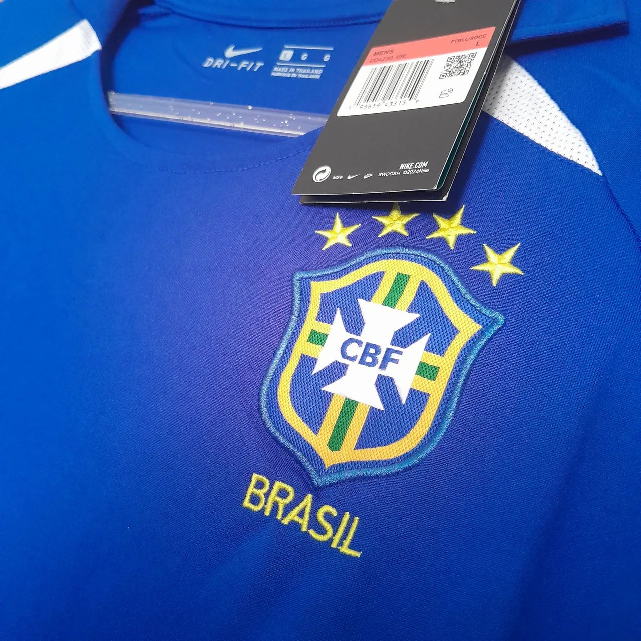 Camisa Brasil retrô 2002 G - Foto 3