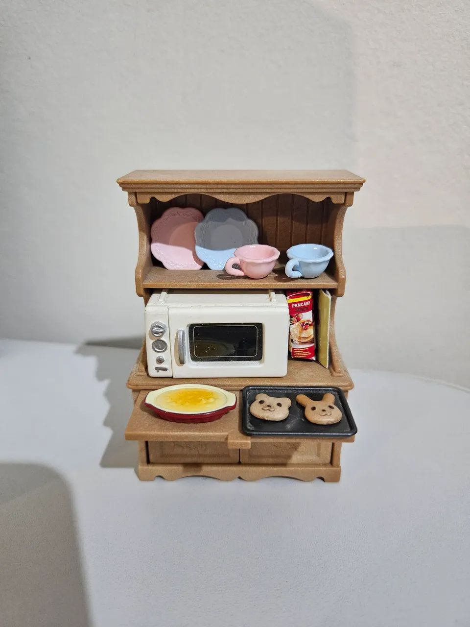 Kit Sylvanian Families Armário, Microondas e Cookies Extremamente Raro
