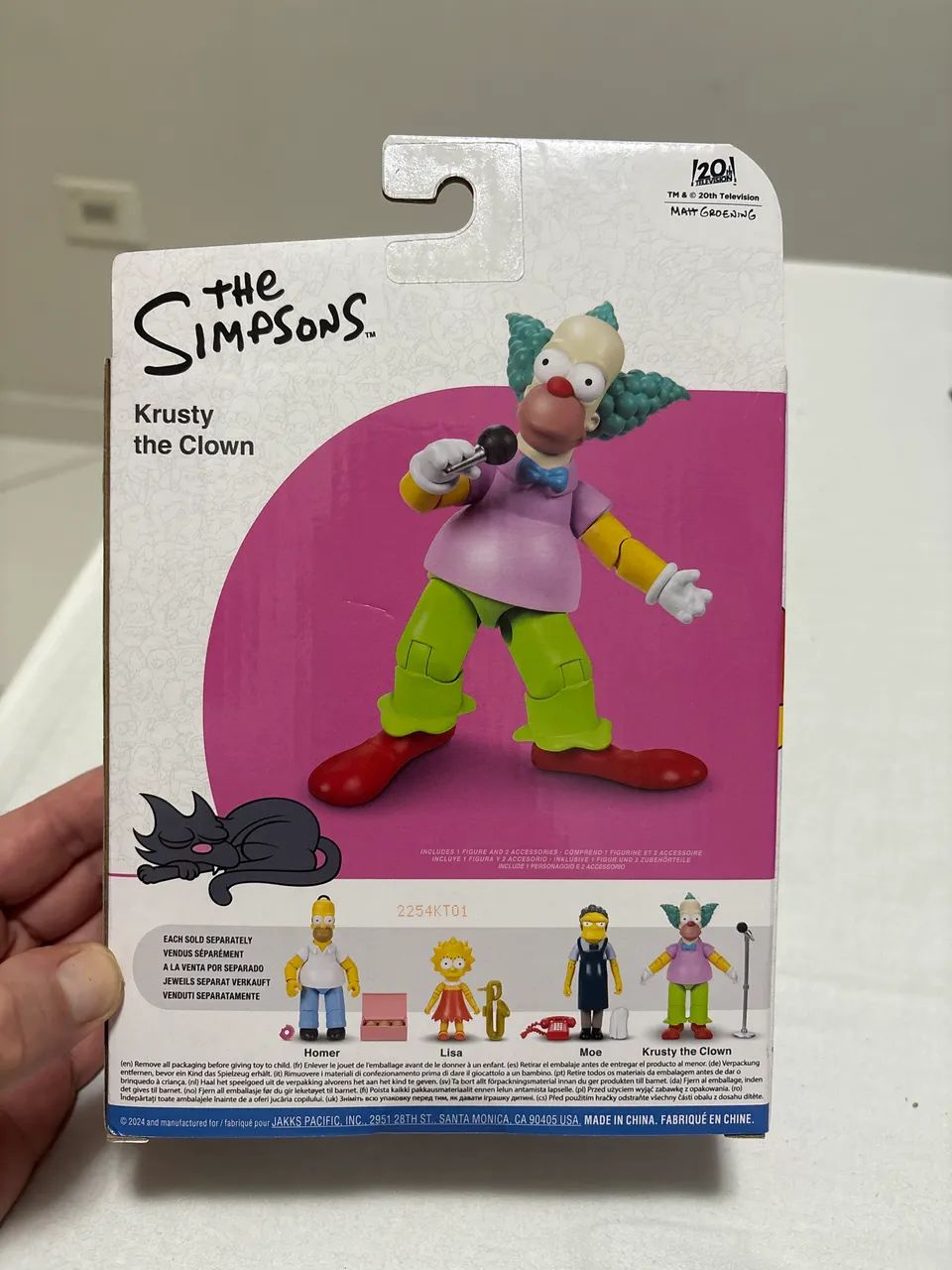 Action figure da jackks pacific, os Simpsons, personagem Krusty de 5 polegadas, novo  - Foto 2