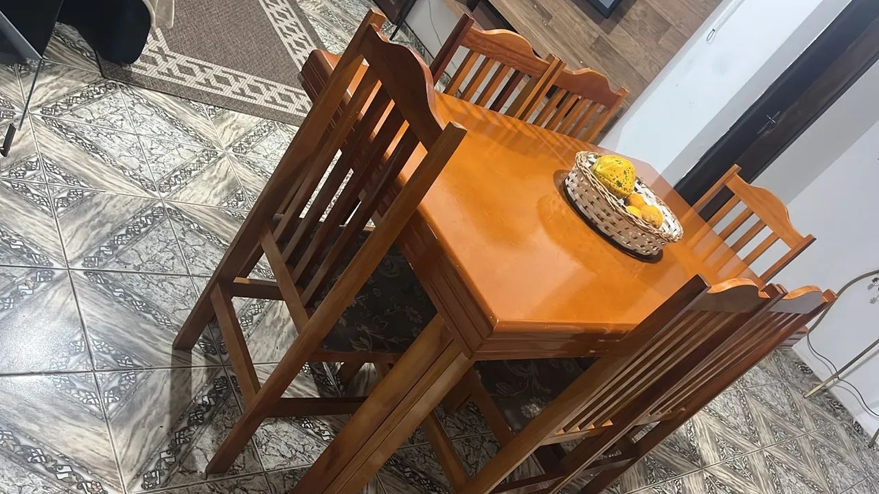 Jogo mesa com 6 cadeiras  - Foto 3