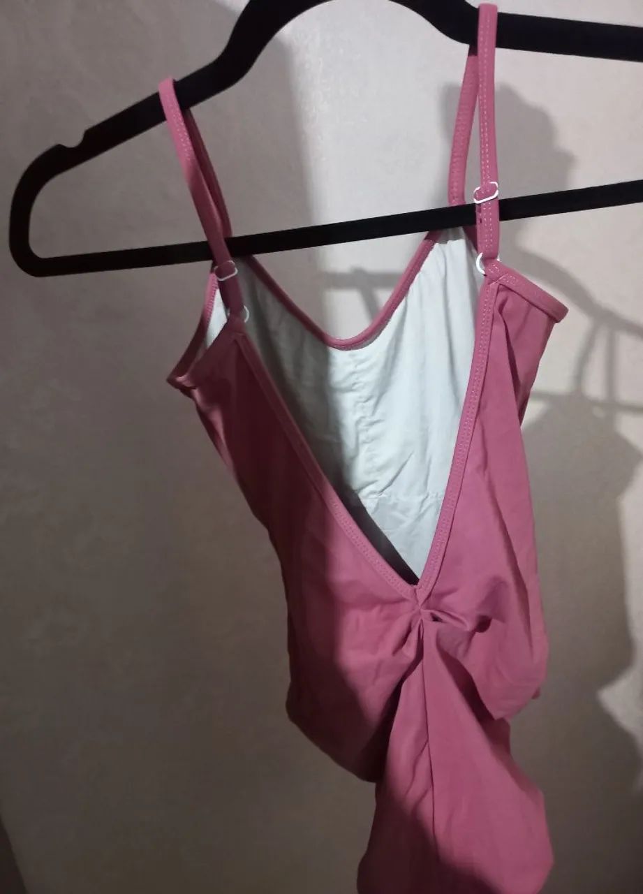 Collant ballet (balé) rosa P - Foto 2