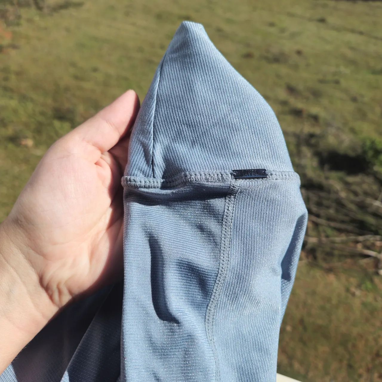 Shorts live azul claro com bolso interno tam Gg - Foto 5