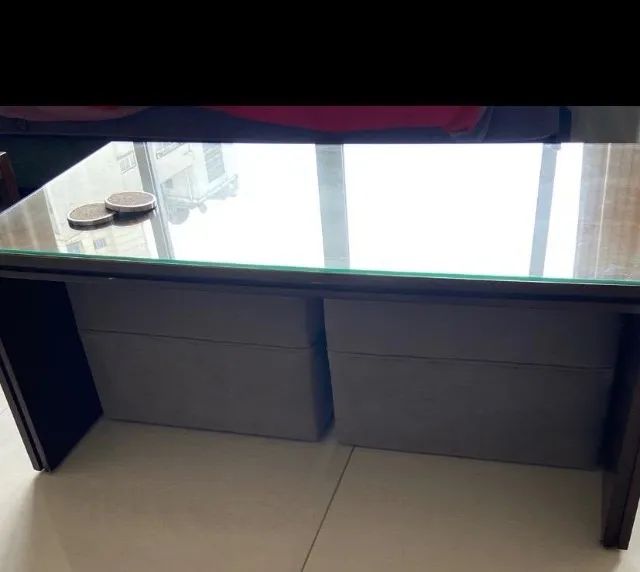 Mesa de Centro com 2 Puffs - Foto 4