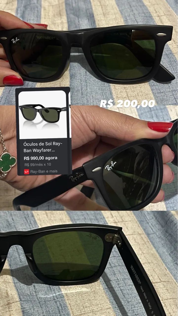 Óculos Ray Ban original perfeito 