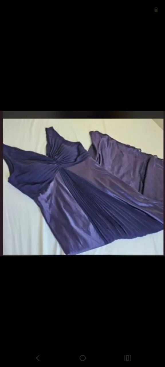 Vestido Longo de Festa Elegante Roxo - Foto 3