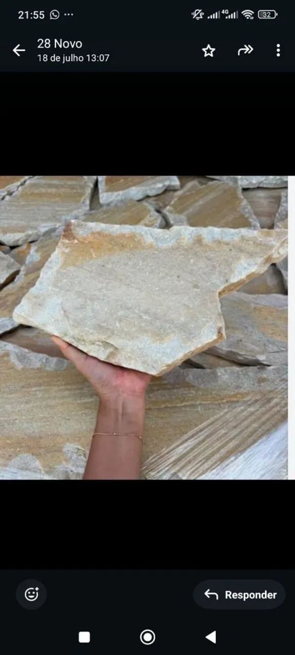 Pedra atacama ou Diamantina almofadada branca  - Foto 4