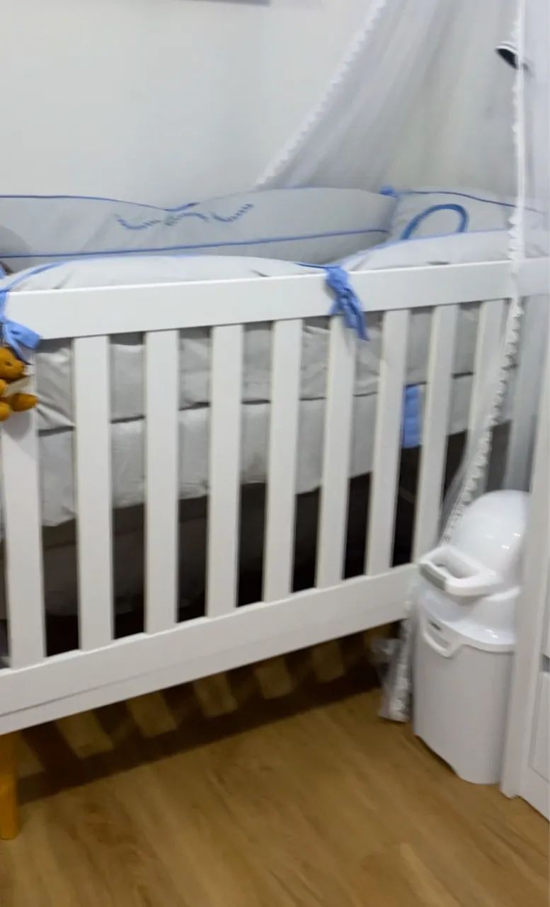 Berço para Bebê vira cama - Foto 5
