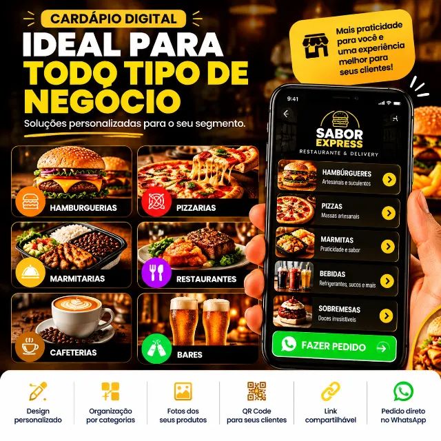 Cardápio Digital Profissional para Restaurante e Delivery - Foto 5