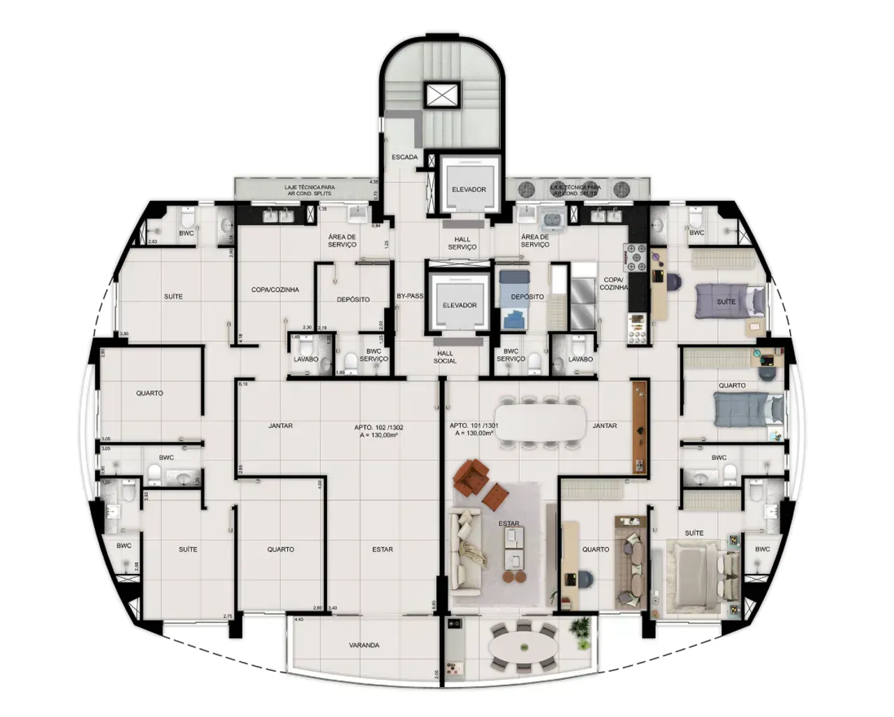 PLANTA 130m²