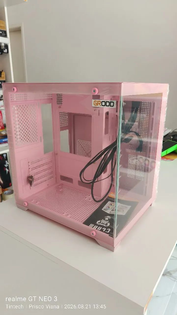 Gabinete Gamer Candy Grodd CLANM SEM FANS - Foto 4