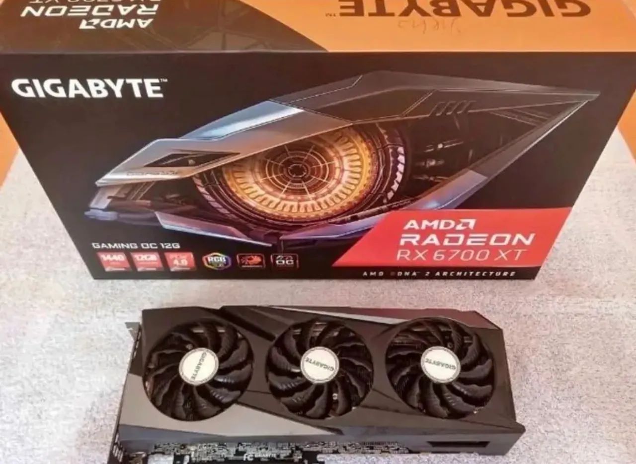 placa de vídeo rx 6700 xt 12gb estado de nova na caixa  - Foto 2