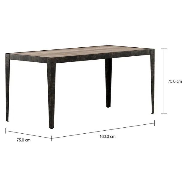 Mesa Oficina 160cm Tok&stok - Foto 3