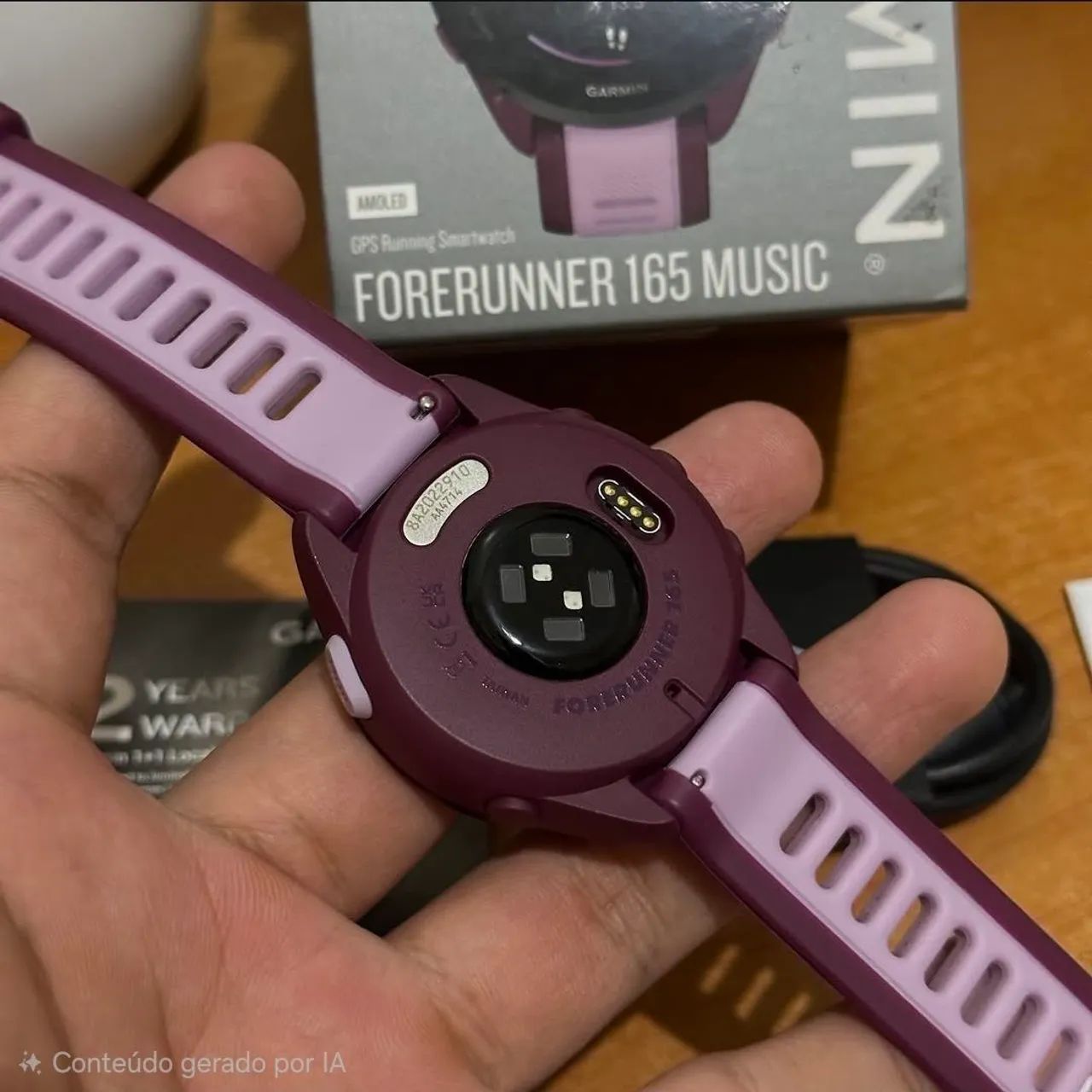 Garmin Forerunner 165 Music Violeta  - Foto 3